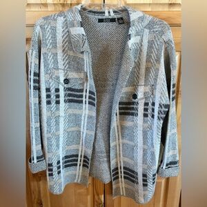 Love Ever After brand multicolor plaid cardigan sweater women’s XL